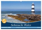 Sehnsucht Wales - Collagen eines Landes (Wandkalender 2026 DIN A2 quer), CALVENDO Monatskalender