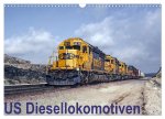 US Diesellokomotiven (Wandkalender 2026 DIN A3 quer), CALVENDO Monatskalender