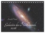Galaxien des Nordhimmels (Tischkalender 2026 DIN A5 quer), CALVENDO Monatskalender