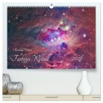 Farbiges Weltall (hochwertiger Premium Wandkalender 2026 DIN A2 quer), Kunstdruck in Hochglanz