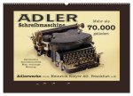 Schreibmaschinen um 1900 (Wandkalender 2026 DIN A2 quer), CALVENDO Monatskalender