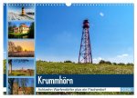 KRUMMHÖRN Achtzehn Warfendörfer plus ein Fischerdorf (Wandkalender 2026 DIN A3 quer), CALVENDO Monatskalender