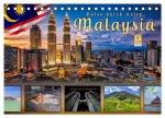 Reise durch Asien - Malaysia (Tischkalender 2026 DIN A5 quer), CALVENDO Monatskalender
