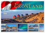 Reise nach Grönland (Wandkalender 2026 DIN A2 quer), CALVENDO Monatskalender