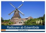 Radtouren ab Eckernförde (Wandkalender 2026 DIN A3 quer), CALVENDO Monatskalender