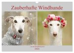 Zauberhafte Windhunde (Wandkalender 2026 DIN A3 quer), CALVENDO Monatskalender