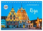 Ein Wochenende in Riga (Tischkalender 2026 DIN A5 quer), CALVENDO Monatskalender