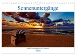 Sonnenuntergänge, an der Nordseeküste vor Cuxhaven (Wandkalender 2026 DIN A4 quer), CALVENDO Monatskalender