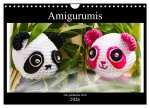 Amigurumi - Die gehäkelte Welt (Wandkalender 2026 DIN A4 quer), CALVENDO Monatskalender