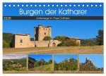Burgen der Katharer - Unterwegs im Pays Cathare (Tischkalender 2026 DIN A5 quer), CALVENDO Monatskalender