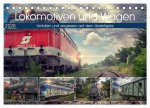 Lokomotiven und Wagen - Verfallen und vergessen auf dem Abstellgleis (Tischkalender 2026 DIN A5 quer), CALVENDO Monatskalender