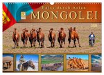 Reise durch Asien - Mongolei (Wandkalender 2026 DIN A3 quer), CALVENDO Monatskalender