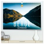 Berge. Alpenseen (hochwertiger Premium Wandkalender 2026 DIN A2 quer), Kunstdruck in Hochglanz