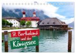 St. Bartholomä und der Königssee (Tischkalender 2026 DIN A5 quer), CALVENDO Monatskalender