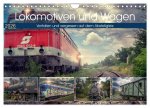 Lokomotiven und Wagen - Verfallen und vergessen auf dem Abstellgleis (Wandkalender 2026 DIN A4 quer), CALVENDO Monatskalender