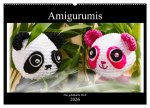 Amigurumi - Die gehäkelte Welt (Wandkalender 2026 DIN A2 quer), CALVENDO Monatskalender