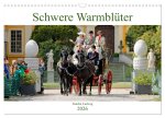 Schwere Warmblüter 2026 (Wandkalender 2026 DIN A3 quer), CALVENDO Monatskalender