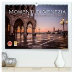 Momenti di Venezia - Venezianische Momente (hochwertiger Premium Wandkalender 2026 DIN A2 quer), Kunstdruck in Hochglanz