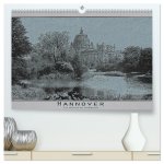 Hannover, alte Aufnahmen neu interpretiert. (hochwertiger Premium Wandkalender 2026 DIN A2 quer), Kunstdruck in Hochglanz