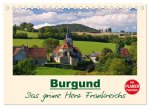 Burgund - Das grüne Herz Frankreichs (Tischkalender 2026 DIN A5 quer), CALVENDO Monatskalender