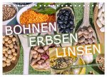 Bohnen Erbsen Linsen (Tischkalender 2026 DIN A5 quer), CALVENDO Monatskalender