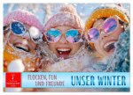 Unser Winter - Flocken, Fun und Freunde (Wandkalender 2026 DIN A2 quer), CALVENDO Monatskalender