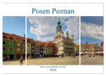 Posen Poznan - Bunte und strahlende Akzente (Wandkalender 2026 DIN A2 quer), CALVENDO Monatskalender