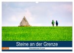 Steine an der Grenze - Wanderbare Kunst (Wandkalender 2026 DIN A3 quer), CALVENDO Monatskalender