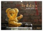 Teddys...jeder liebt sie (Wandkalender 2026 DIN A3 quer), CALVENDO Monatskalender