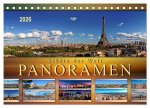 Städte der Welt, Panoramen (Tischkalender 2026 DIN A5 quer), CALVENDO Monatskalender