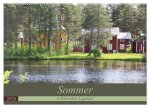 Sommer in Schwedens Lappland (Wandkalender 2026 DIN A2 quer), CALVENDO Monatskalender