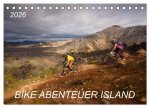 Bike Abenteuer Island (Tischkalender 2026 DIN A5 quer), CALVENDO Monatskalender