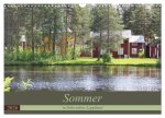 Sommer in Schwedens Lappland (Wandkalender 2026 DIN A3 quer), CALVENDO Monatskalender
