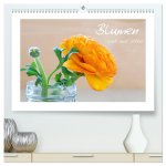 Blumen zart und schön (hochwertiger Premium Wandkalender 2026 DIN A2 quer), Kunstdruck in Hochglanz