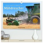 Giganten in der Landwirtschaft - Mähdrescher (hochwertiger Premium Wandkalender 2026 DIN A2 quer), Kunstdruck in Hochglanz