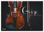 Geige - Magie der Klänge (Wandkalender 2026 DIN A2 quer), CALVENDO Monatskalender