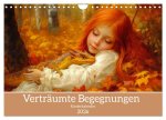 Verträumte Begegnungen - Kinderkalender (Wandkalender 2026 DIN A4 quer), CALVENDO Monatskalender