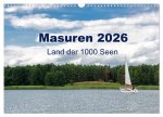 Masuren 2026 - Land der 1000 Seen (Wandkalender 2026 DIN A3 quer), CALVENDO Monatskalender