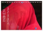 Indien - im Meer der Farben (Tischkalender 2026 DIN A5 quer), CALVENDO Monatskalender