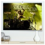 Schlagzeug Action (hochwertiger Premium Wandkalender 2026 DIN A2 quer), Kunstdruck in Hochglanz