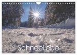 Schneeliebe (Wandkalender 2026 DIN A4 quer), CALVENDO Monatskalender