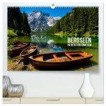 Bergseen in den Dolomiten (hochwertiger Premium Wandkalender 2026 DIN A2 quer), Kunstdruck in Hochglanz