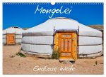 Mongolei Endlose Weite (Wandkalender 2026 DIN A3 quer), CALVENDO Monatskalender