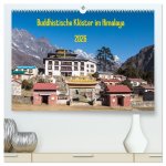 Buddhistische Klöster im Himalaya (hochwertiger Premium Wandkalender 2026 DIN A2 quer), Kunstdruck in Hochglanz
