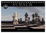SCHACH - Spiel der Könige (Tischkalender 2026 DIN A5 quer), CALVENDO Monatskalender