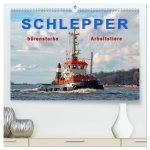 Schlepper - bärenstarke Arbeitstiere (hochwertiger Premium Wandkalender 2026 DIN A2 quer), Kunstdruck in Hochglanz