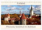 Estland - Pittoreske Schönheit im Baltikum (Tischkalender 2026 DIN A5 quer), CALVENDO Monatskalender
