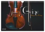 Geige - Magie der Klänge (Wandkalender 2026 DIN A4 quer), CALVENDO Monatskalender