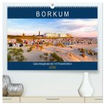 BORKUM Geburtstagskalender mit Planerfunktion (hochwertiger Premium Wandkalender 2026 DIN A2 quer), Kunstdruck in Hochglanz