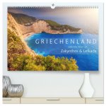 Griechenland - Malerische Küsten auf Zakynthos und Lefkada (hochwertiger Premium Wandkalender 2026 DIN A2 quer), Kunstdruck in Hochglanz